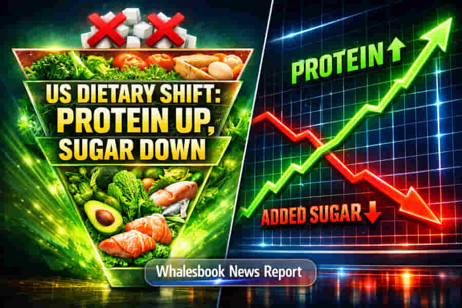 US Dietary Shift: Protein Surge, Sugar Plunge, Packaged Food Stocks Dip.