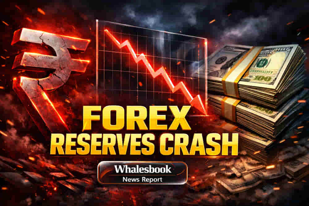 India's Forex Reserves Plunge $9.9 Billion, Hitting 14-Month Low