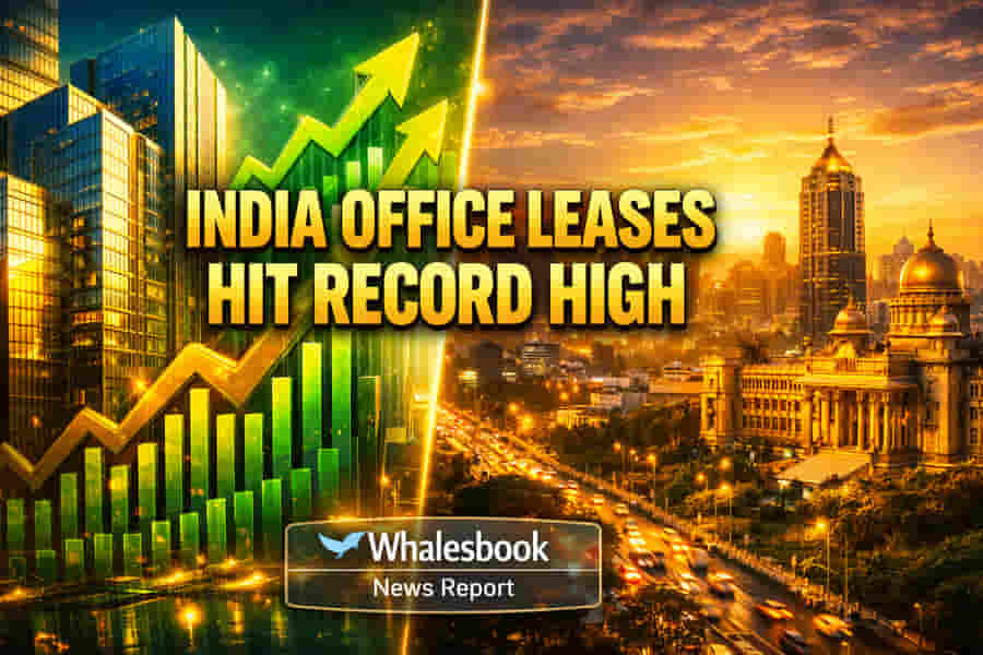 India Office Leases Hit Record 86.4 Million Sq Ft in 2025
