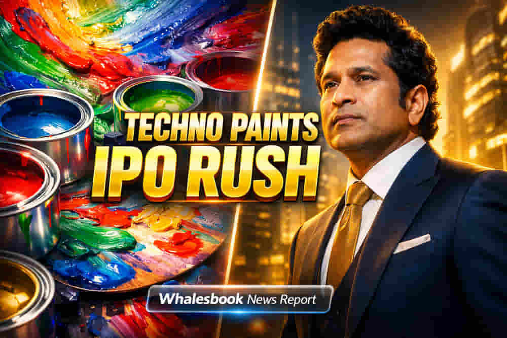 Techno Paints Eyes ₹500 Cr IPO, Signs Sachin Tendulkar as Brand Ambassador