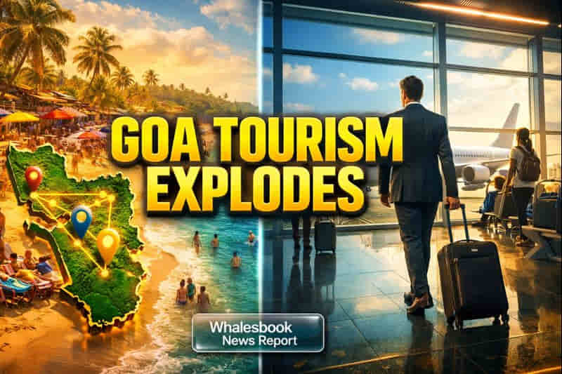 Goa Tourism Shatters Records: 1.08 Crore Visitors in 2025