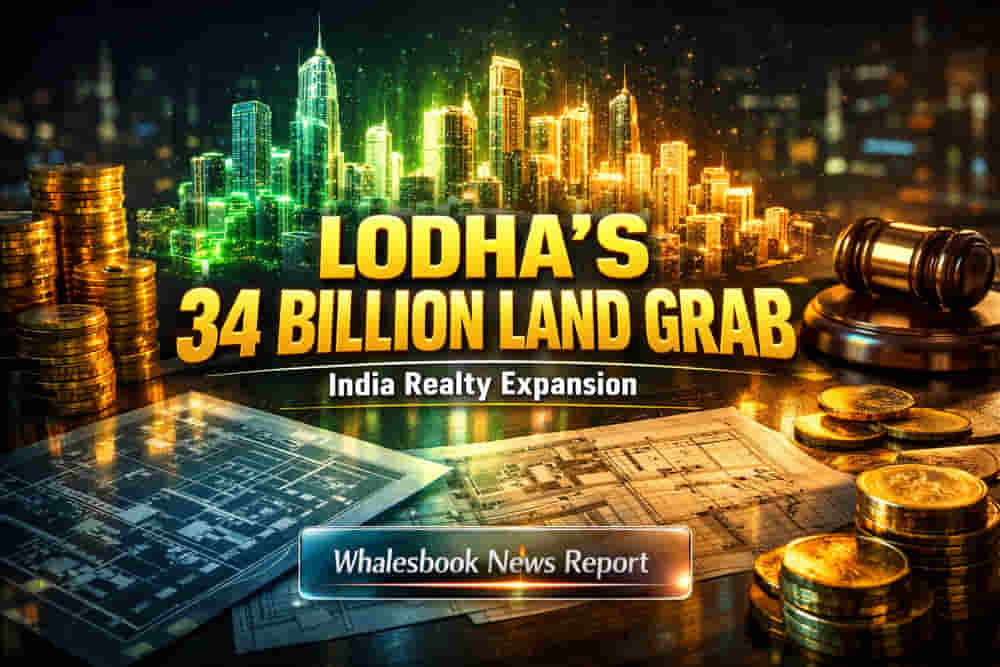 Lodha Developers Seals 5 Land Deals, Plans Rs 34,000 Crore Project Portfolio