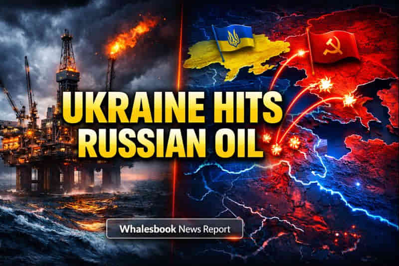Ukraine Hits Russian Caspian Oil Platforms, Targeting War Funds