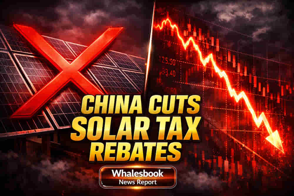 China's Tax Rebate Cut Sparks Volatility for Indian Solar Stocks