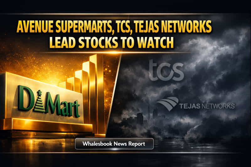 Avenue Supermarts, TCS, Tejas Networks Lead Stocks on Watch