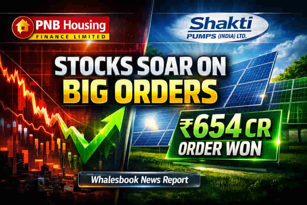 PNB Housing, Shakti Pumps Lead Pre-Opening Stock Surge
