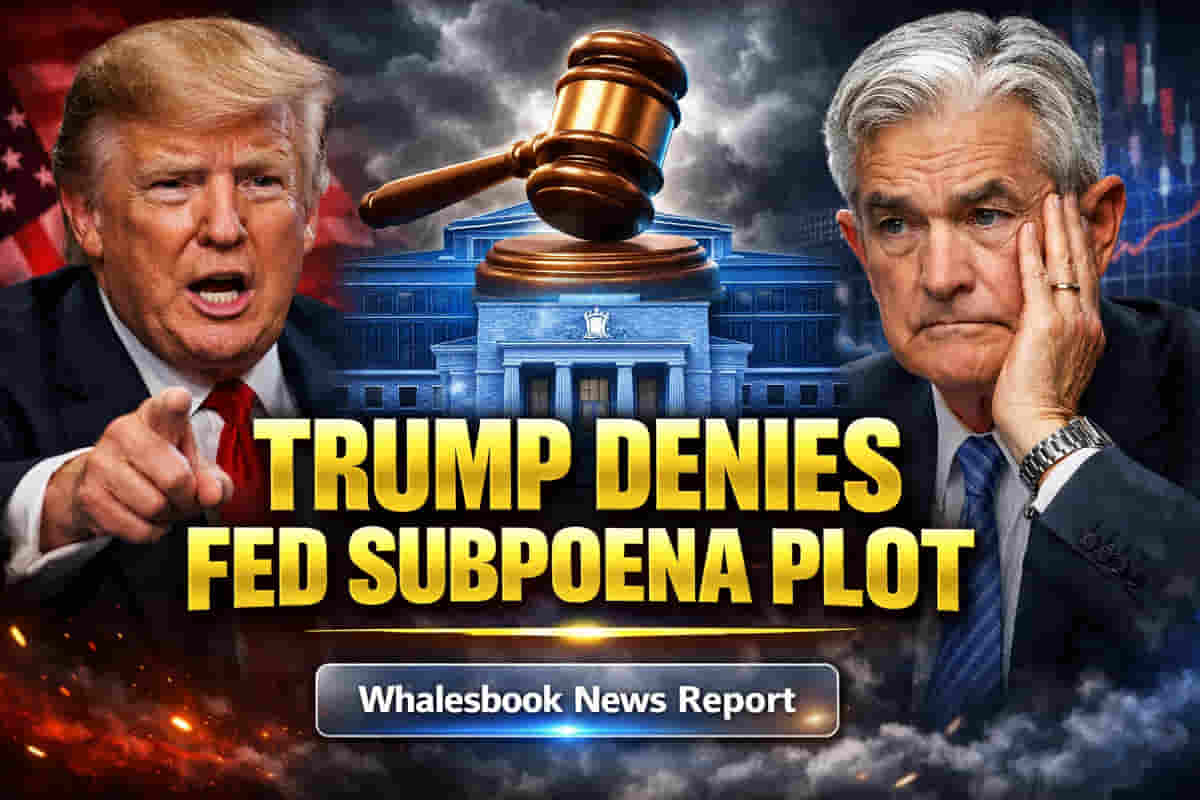 Trump Denies Role in Fed Subpoenas; Powell Cites Political Pressure