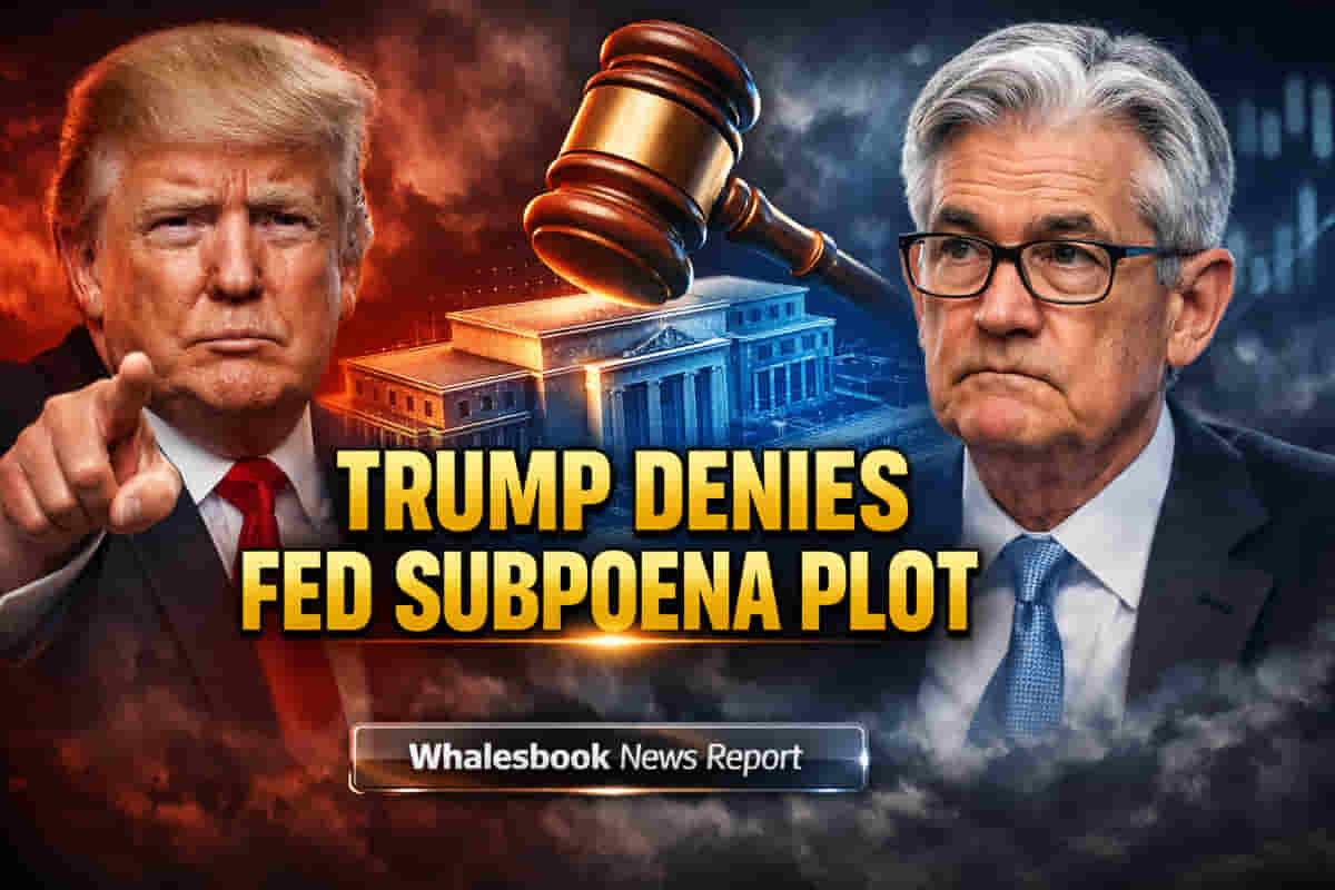 Trump Denies Role in Fed Subpoenas; Powell Cites Political Pressure