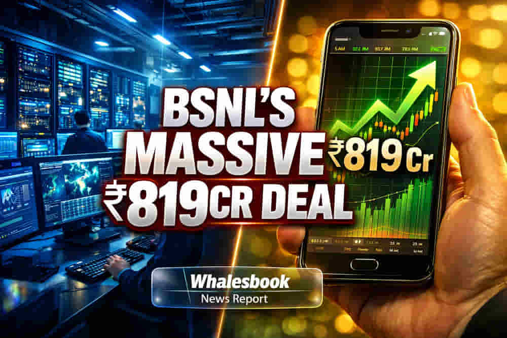 BSNL Hands KP Green ₹819 Cr Order, Shares Tumble 4%