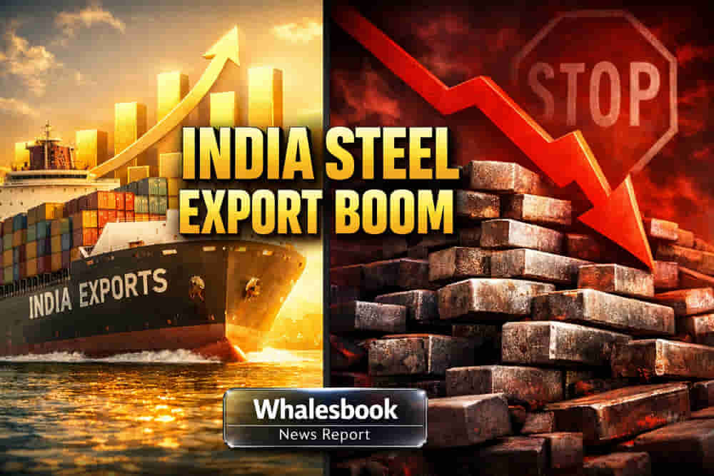 India Steel Exports Surge 33.3% Amid Government Import Tariffs