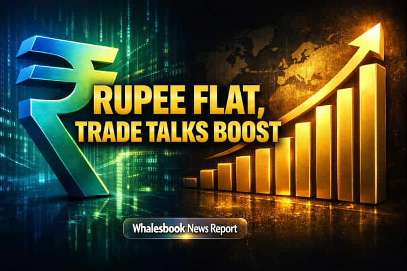 Rupee Flat Amid Dollar Weakness, Trade Talks & Hedging Demand