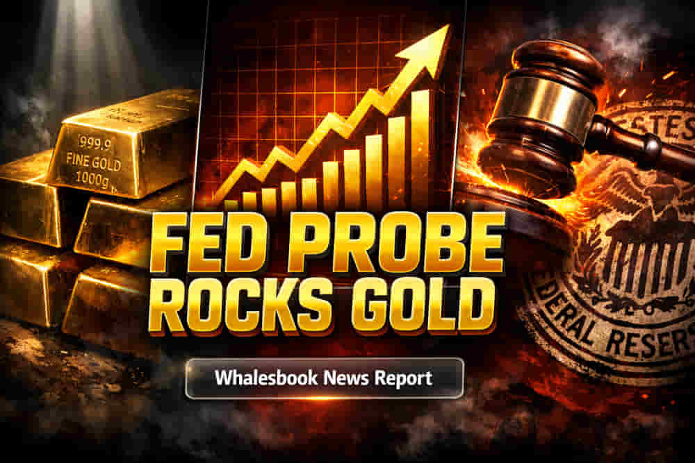 Gold Rockets Past $4,600 on Fed Probe, Safe-Haven Surge