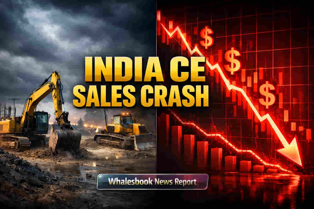 India Construction Equipment Sales Slump 9% Amid Infrastructure Delays