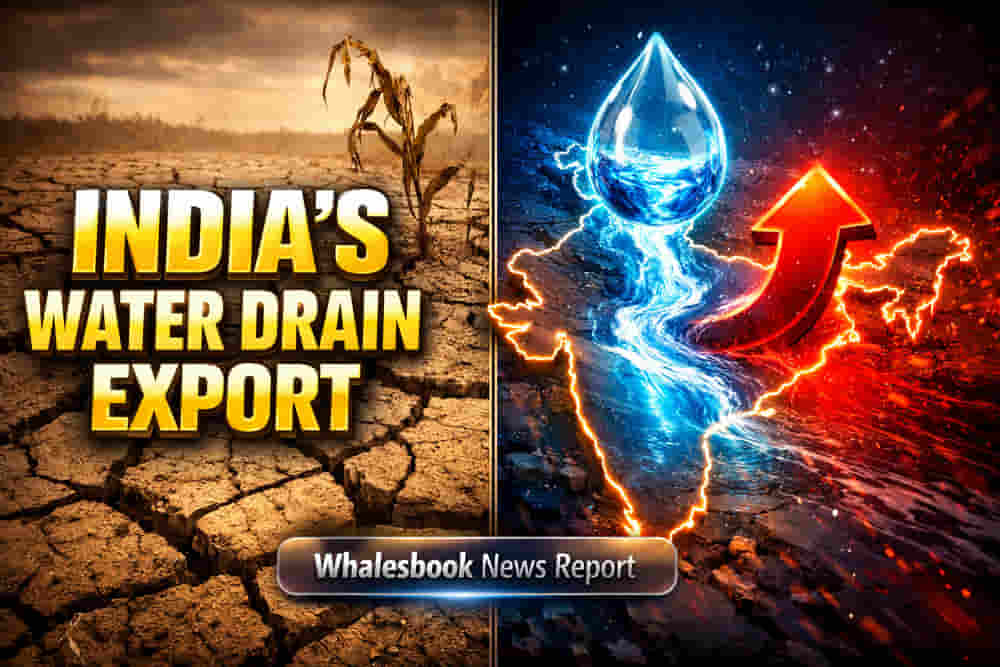 India's Invisible Water Drain: Billions of Liters Exported Via Crops