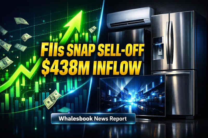 FIIs Snap Sell-Off, Pour $438M into Consumer Stocks