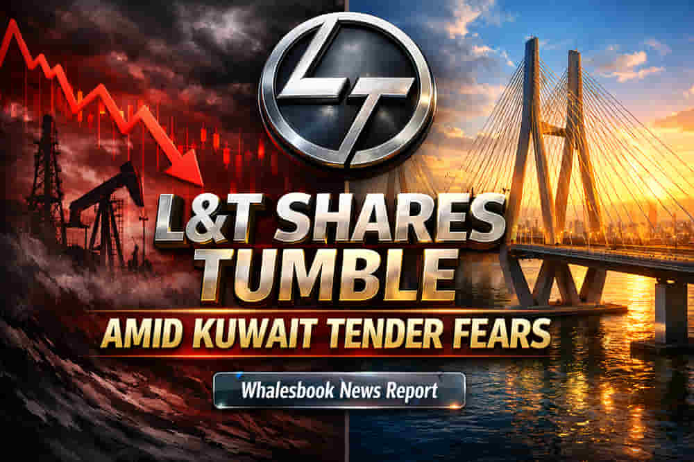 L&T Shares Slip 2.5% on Kuwait Tender Uncertainty; Wins Bengal Bridge Order