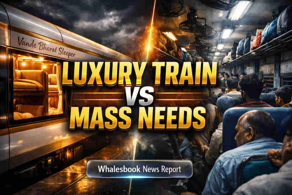 Vande Bharat Sleeper Launch Sparks Debate on Affordability vs. Mass Transit Needs