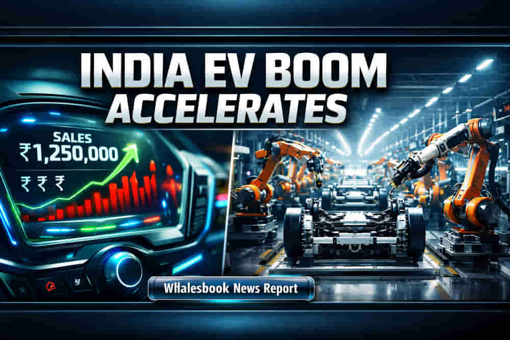 India's EV Surge: 21.3 Lakh Units Sold, ₹42,500 Crore PLI Investment Fuels Manufacturing