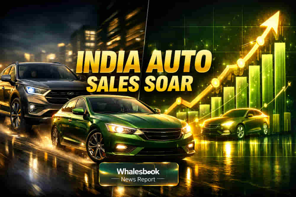India's Auto Sector Hits Record Quarter as Sales Surge Past 1.27 Million Units