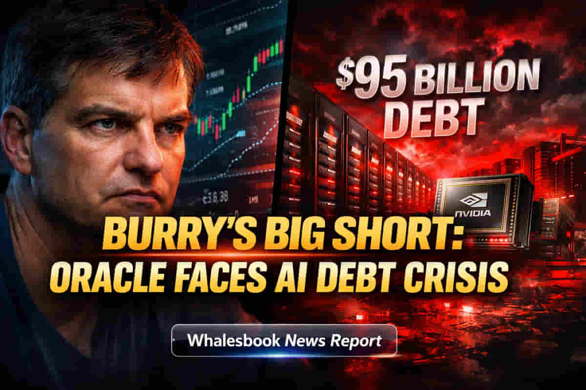 Burry's Big Bet: Oracle Faces Short From 'Big Short' Master