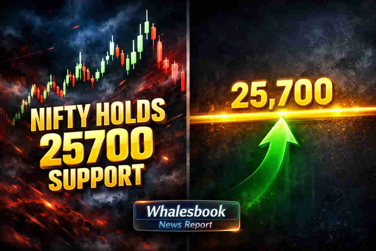 Nifty Holds 25,700 Support Amid Expiry Week Volatility