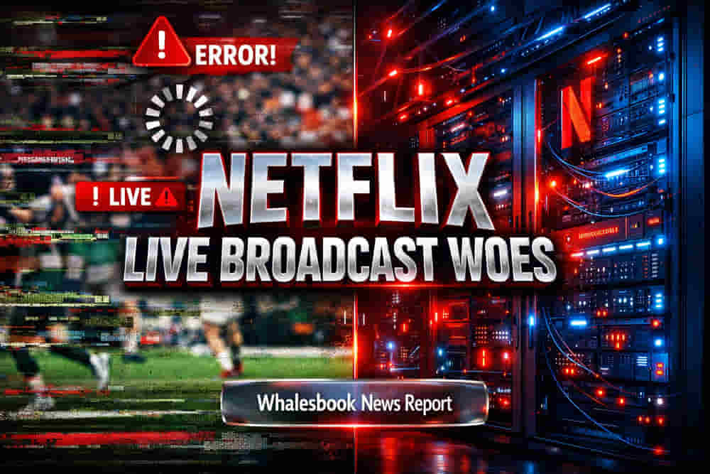 Netflix's Live TV Bet Stumbles Amid Tech Hurdles