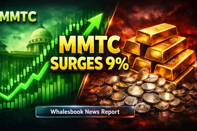 MMTC Surges 9% as Gold, Silver Prices Hit New Highs