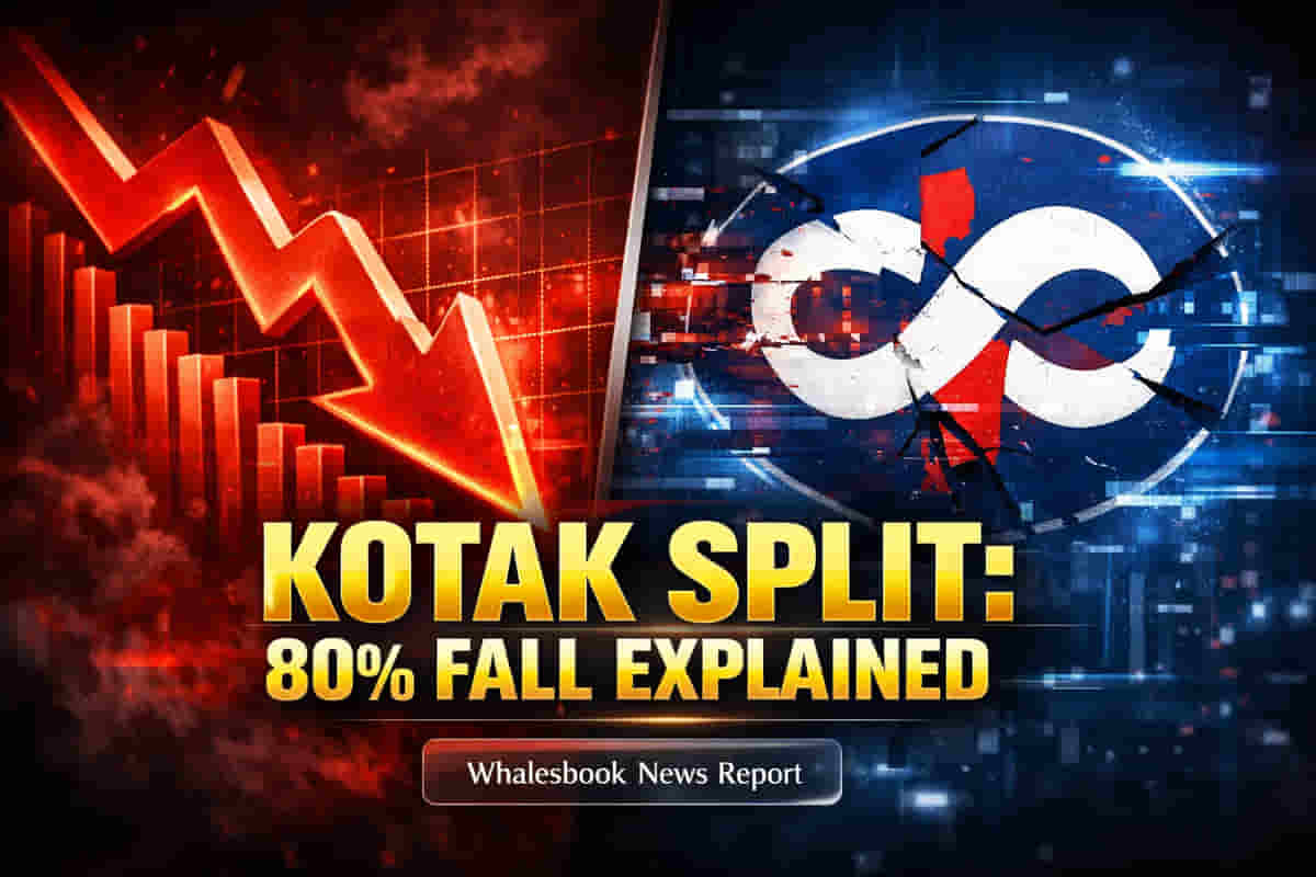 Kotak Mahindra Split: Why Shares Appeared to Plummet 80%