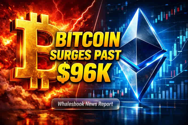 Bitcoin Surges Past $96,000, Ethereum Tops $3,300 as Crypto Rally Gains Steam