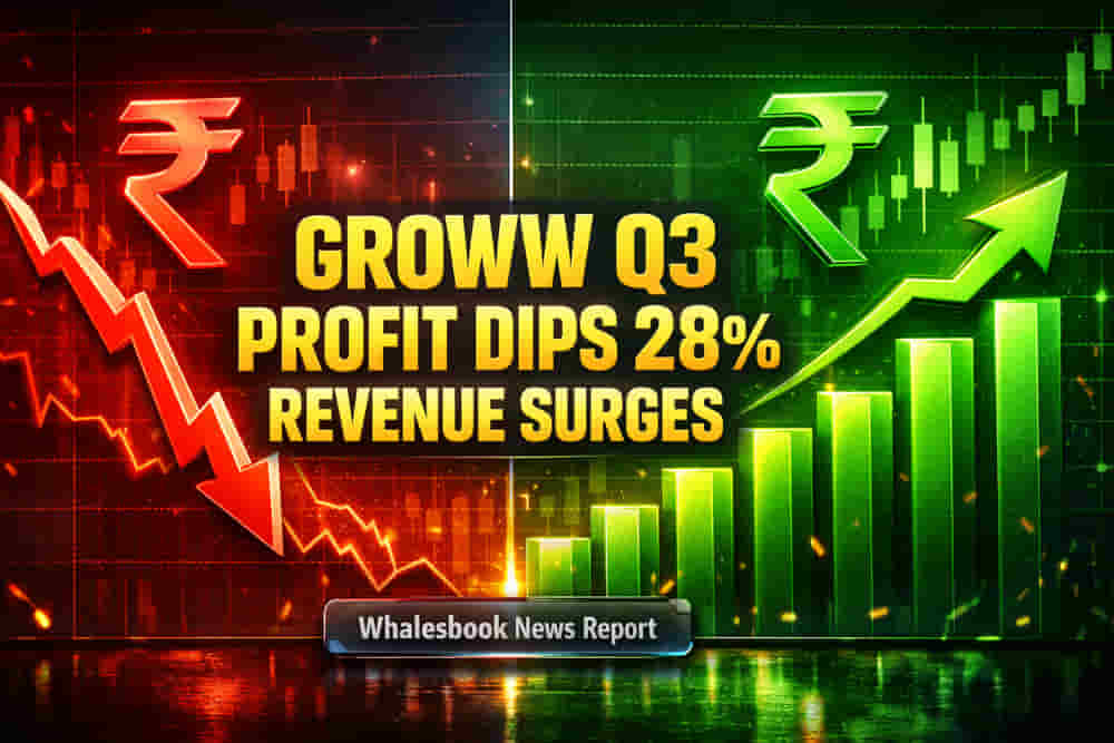 Groww Q3 Profit Dips 28% YoY Despite Revenue Surge