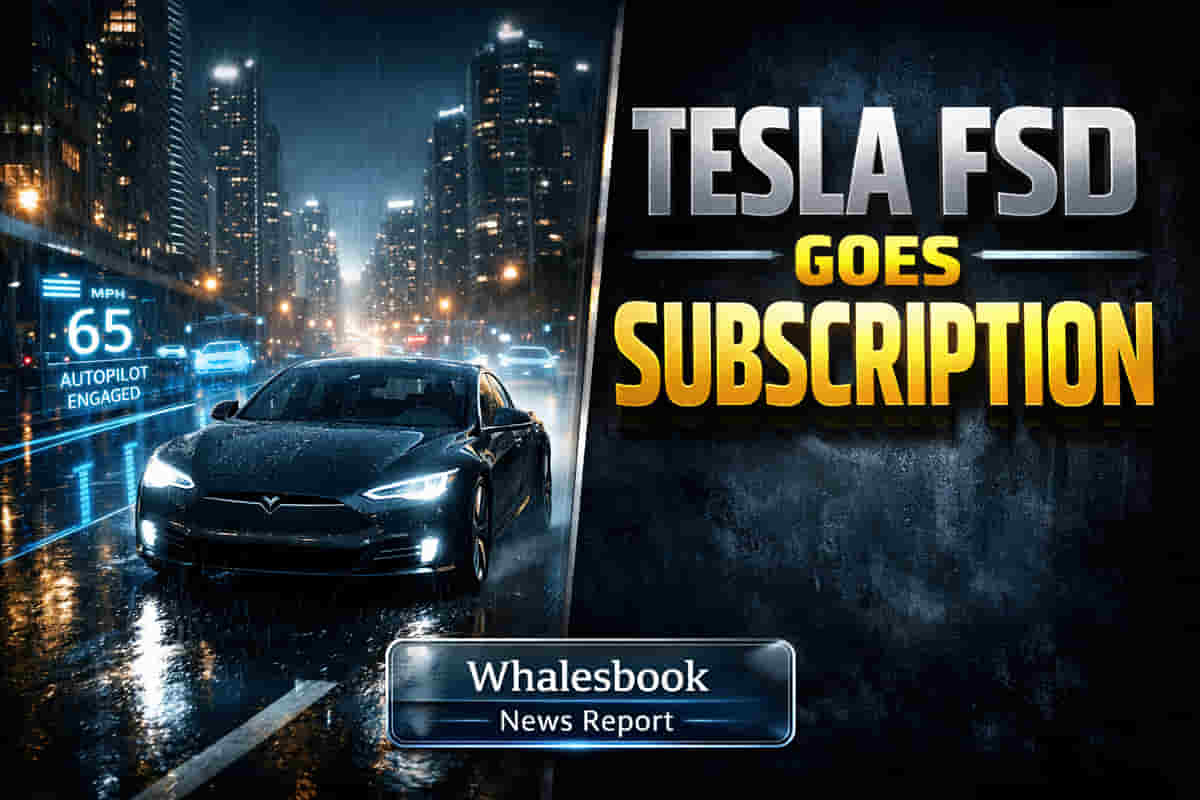 Tesla Ditches One-Time FSD Purchase for Subscription-Only Model