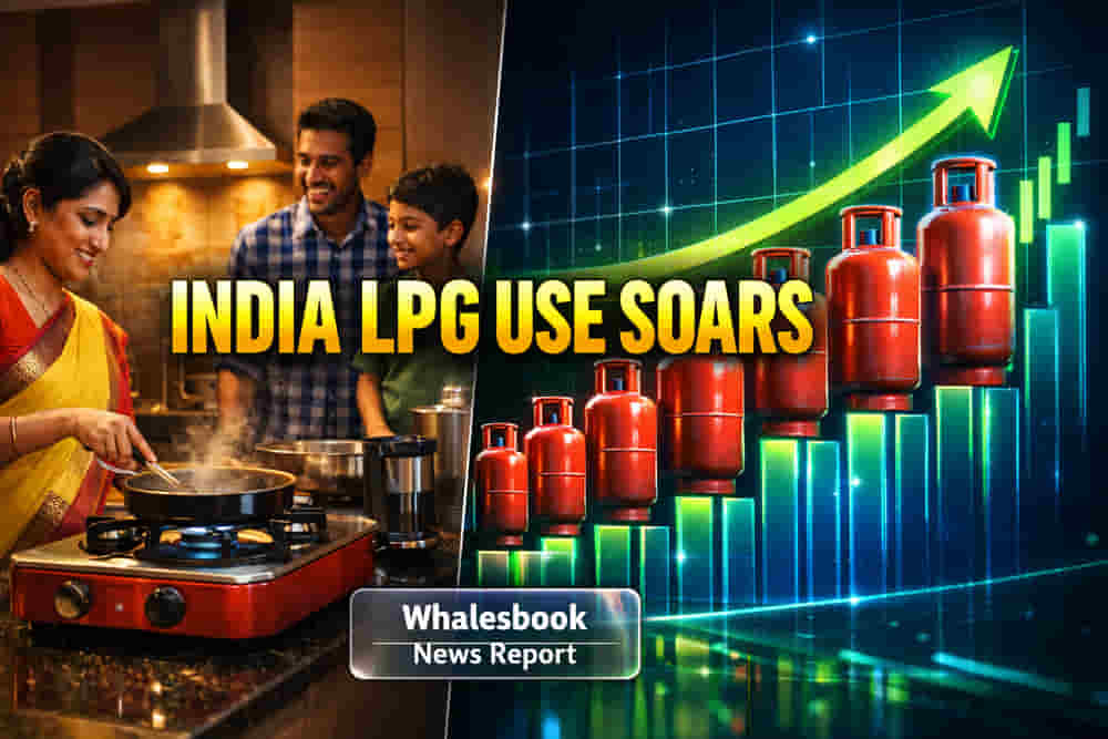 India LPG Use Soars: Ujjwala Refills Drive Record Consumption